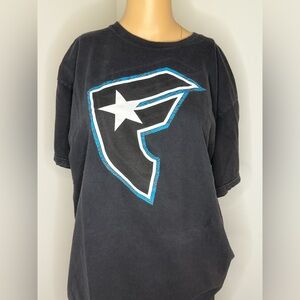 Famous Stars & Straps Gray T-Shirt with Star Patch